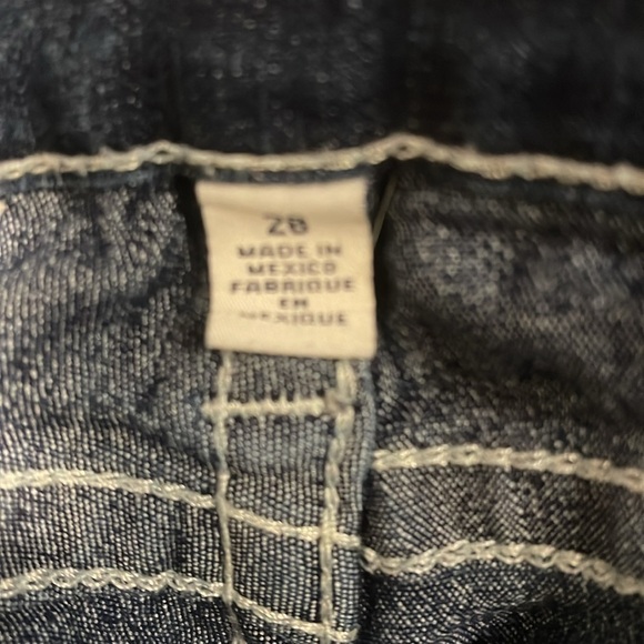 True Religion legging basic all over natural stretch trendy blue denim jeans 28 - Picture 4 of 5